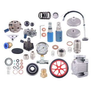 隔膜高压无气喷涂机配件大全通用维修上下泵体总成回流调压阀油箱