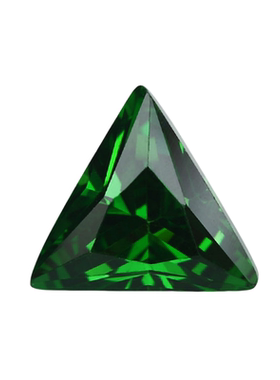 绿锆多形状组合 祖母绿色合成锆裸石 人造宝石 珠宝首饰镶嵌配钻