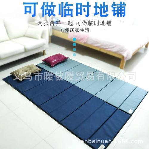 厂家直销折叠垫子睡垫单人午睡便携打地铺午休办公室睡觉户外垫地