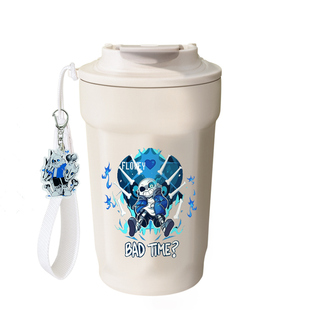 传说之下咖啡杯UNDERTALE游戏周边男不锈钢保温杯便携高颜值水杯