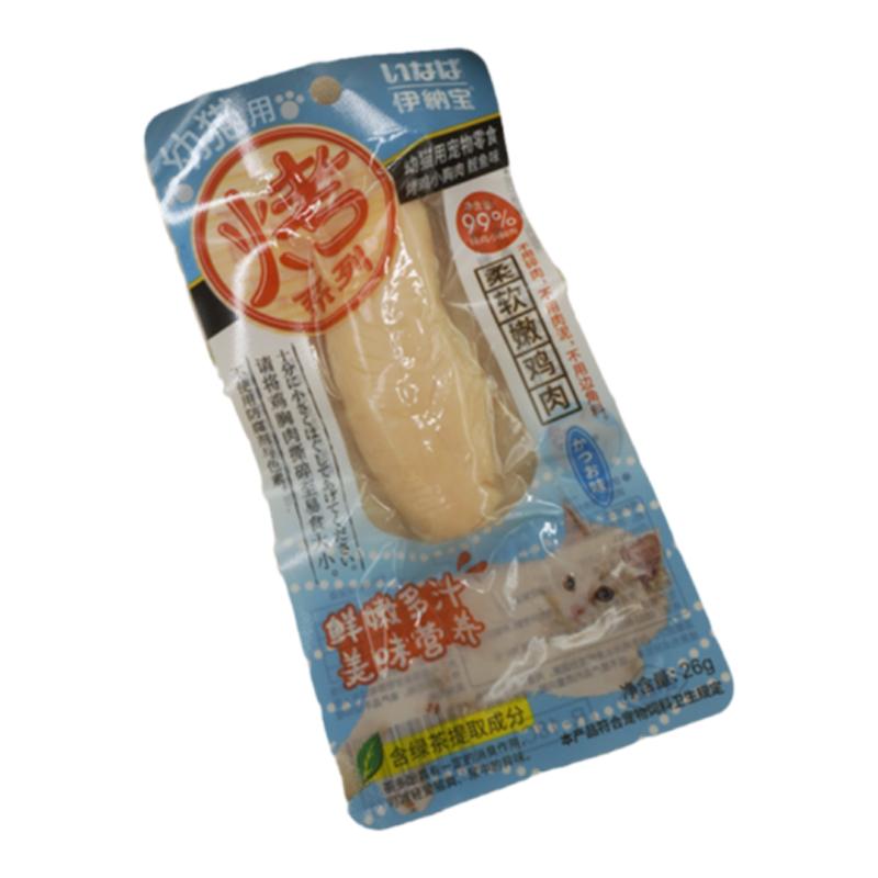 伊纳宝猫肉干增肥发腮水煮鸡胸肉