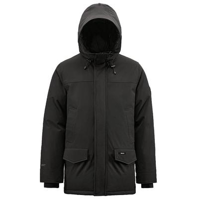 君羽冬季连帽鹅绒服男中长款