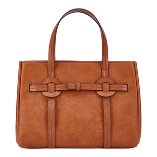 红谷包包2026新款质感真皮单肩手提包高级感通勤大容量手拎包女包