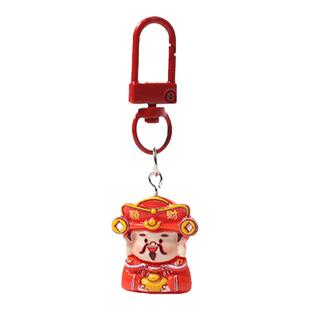 Auramoon.View.钥匙扣新年福禄寿喜财神挂件幸运吉祥挂饰 | 江景