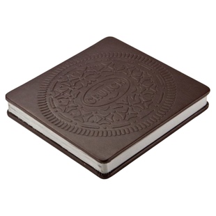 德格夫DAYCRAFT可爱创意笔记本 正方形饼干手账本A6金木木块手帐横格内页随身便携日记本 送男生女生生日礼物