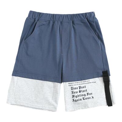 非常小鱼81305男童五分针织短裤纯棉宽松2021新款夏装正品110-150