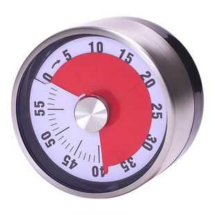 可视化计时器厨房机械定时学习儿童厨房提醒器磁吸式烹饪秒表闹钟