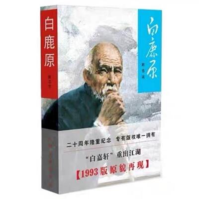白鹿原1993年第一版原版680页49.6万字完整版无删减版新版陈忠实著茅盾文学奖得者得主人民文学出版社发现