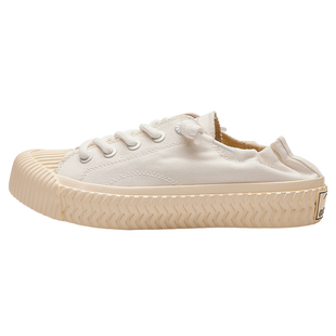 【双马尾系列】excelsior饼干鞋官方 厚底小白鞋女一脚蹬帆布鞋男