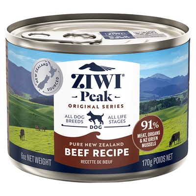 ZIWI狗主食罐170g口味随机