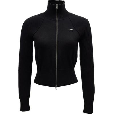 ONLY小高领显瘦短款开衫针织衫