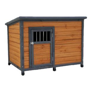 狗房子室外防腐木狗笼狗舍屋狗窝大型犬户外实木防雨狗屋室内木制