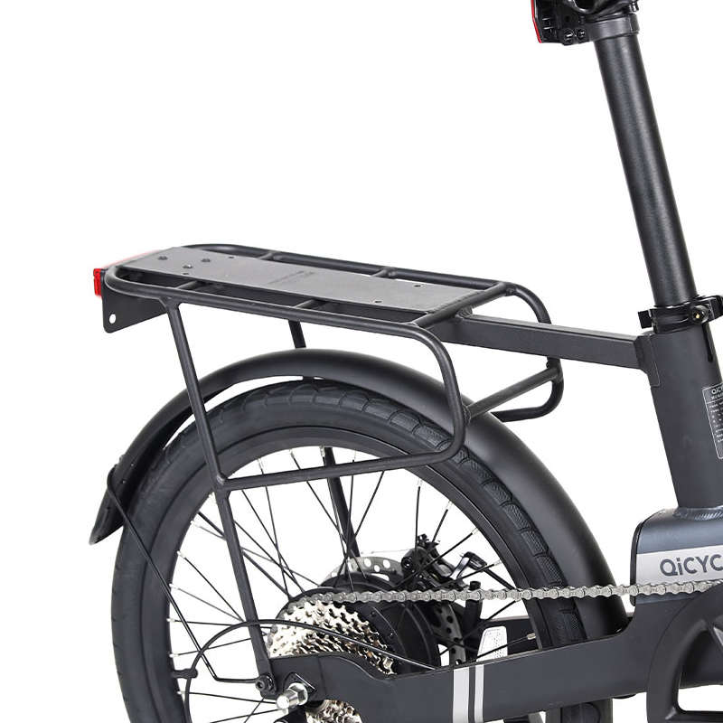 骑记C2电动助力自行车载人专用行李架原装后货架单车配件快拆尾架