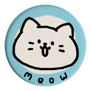 卡通办公室咖啡杯垫桌面置物垫圆形水杯垫硅藻泥吸水垫速干台面