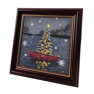 Comitok可米特冬舟拼图169片小拼成人圣诞彩灯纸质礼品艺术玩具