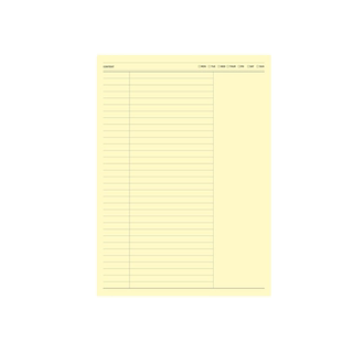 iplaybox彩色纸B5/B6/B7便签本日程计划横线网格康奈尔记事拍纸本