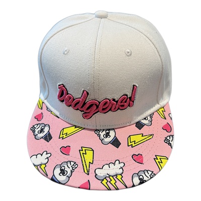 亲子款美式刺绣平沿帽子