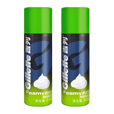 吉列刮胡泡沫剃须膏