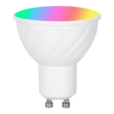 Homekit射灯WIFI智能GU10 RGBCW手机Siri调光调色智能音箱语音