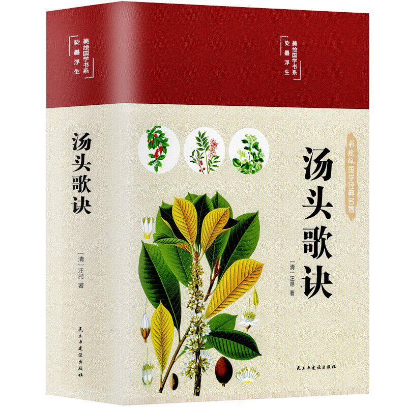 汤头歌诀绸面精装彩图白话全解