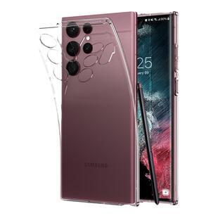 Spigen 适用三星galaxyS22手机壳s22 ultra透明保护套S22+全包防摔软TPU壳高档s22plus外壳新款轻薄男女时尚