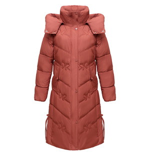 LIGGFOP今年流行爆款长款羽绒棉服女士冬季2025新款过膝外套棉衣