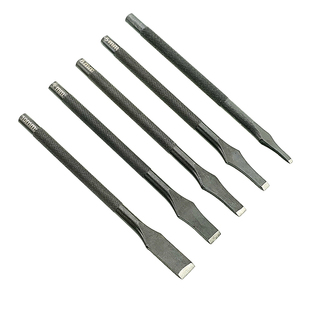 日式黑花柄 一字斩一字冲 扁冲钱包卡位斩 DIY手工皮革工具 4683