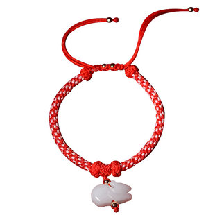 2026年太岁红绳手链本命年属马鼠牛兔佩戴吉祥物蛇鸡狗型羊形饰物