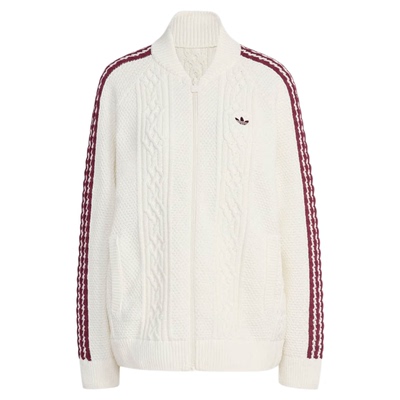 阿迪达斯三叶草女针织运动外套