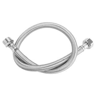 家用防爆延长管304不锈钢金属编织内外丝连接4分进水软管冷热水管