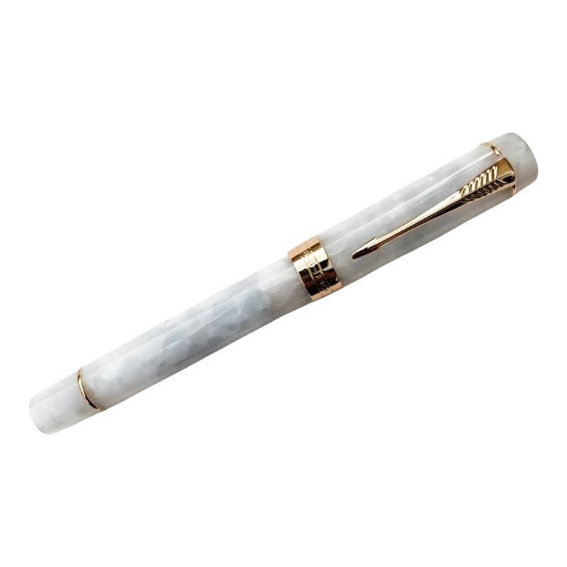 匠心打磨雪花白顺滑练字钢笔