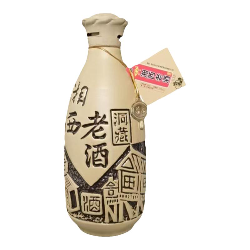 景区热卖张家界洞藏湘西老酒粮食酿造500ml湖南湘西餐厅白酒整箱