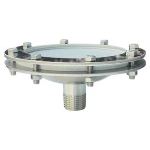 钛曝气盘污水曝气头臭氧曝气器小型曝气装置实验室用 304曝气设备