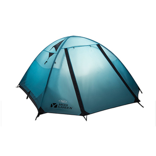 牧高笛经典款冷山4四季帐篷户外登山露营铝杆3-4人套装防风防雨