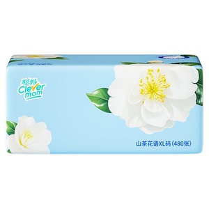 聪妈4层加厚480张山茶花语抽纸