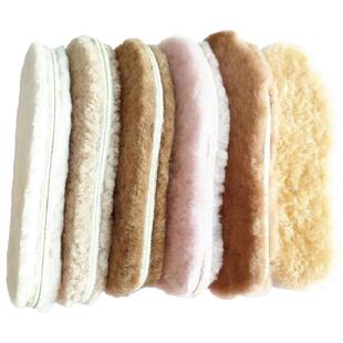 东北旅游防寒纯羊毛鞋垫皮毛一体冬季特加厚保暖儿童男女雪地靴棉