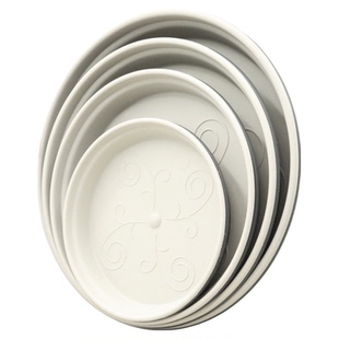 霍伦盆专用托盘树脂圆形多肉花盆托盘加深耐晒可储水花盆塑料底托