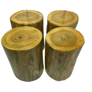 香樟实木墩子原木树桩木桩根雕底座茶桌茶几木头凳圆木凳木墩花架