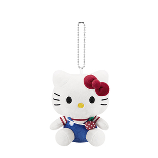 HelloKitty正版 凯蒂猫钥匙扣可爱毛绒公仔挂件书包玩偶挂饰礼物