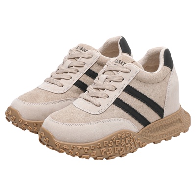 星期六厚底加绒德训鞋复古阿甘鞋