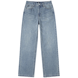 【张凌赫代言】Lee25秋冬新品429标准中腰直脚复古浅蓝色女牛仔裤