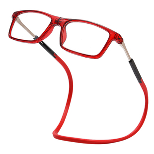 老高同款挂脖老花镜男便携防蓝光高清中老年女老人老光远视眼睛