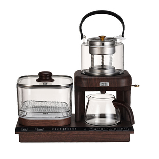 萃礼嵌入式纯钛全自动养生煮茶器蒸汽喷淋式煮茶壶家用智能保温