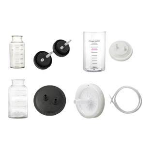 鱼跃吸痰器7E-AB/C吸引器23D/B配件储液瓶过滤器矽胶管玻璃瓶盖7C