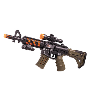 宝宝电动声光玩具枪儿童玩具男孩2小孩4音乐冲锋仿真M416手抢3岁6