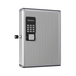 WeHere铝框壁挂式智能动态密码钥匙箱汽车物业中介公司远程钥匙柜