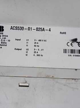 【询价】ACS530-01-025A-4530变频器适用