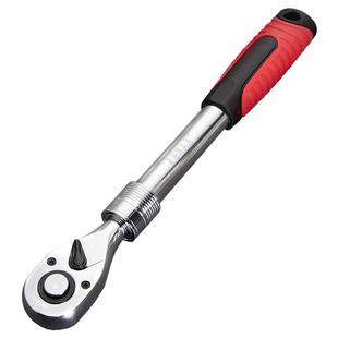 棘轮快速扳手小飞中飞大飞扭力扳子72齿伸缩加长套筒扳手汽修工具