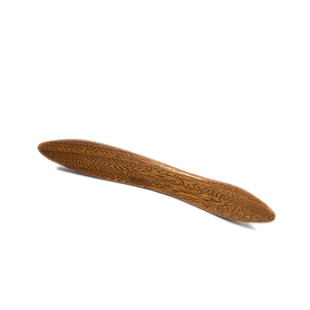 Zang又一雪 盘发翘双尖簪 原创盘发反扣式押发长款黑檀绿檀木簪子