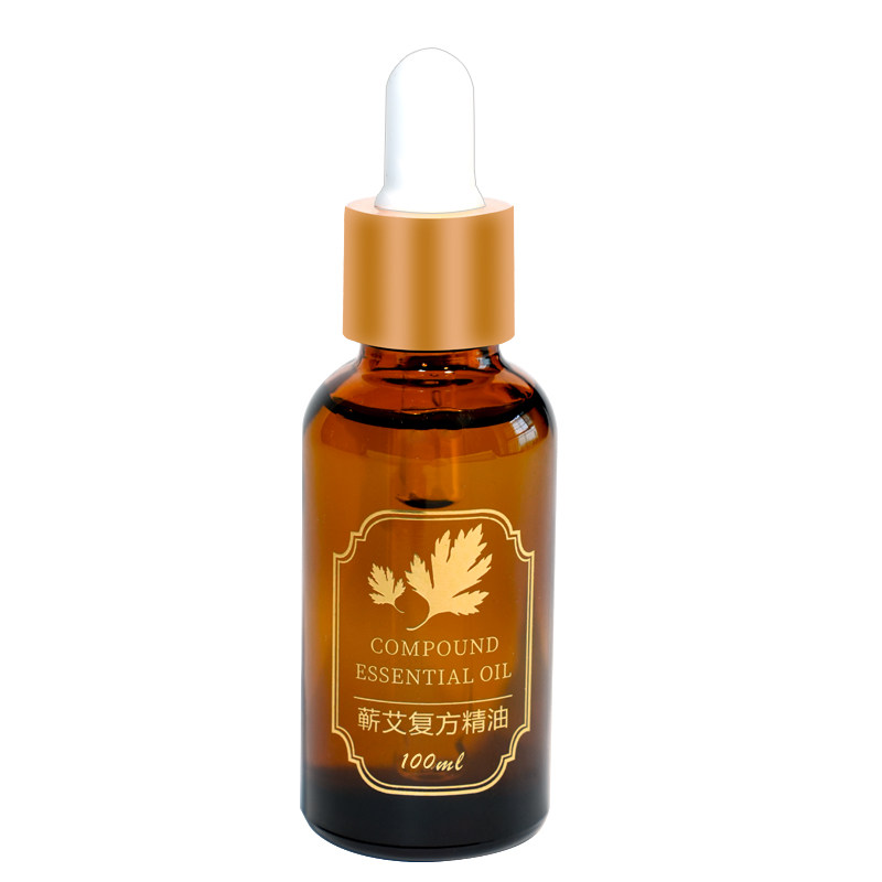 正品100ml蕲春纯艾草本按摩精油